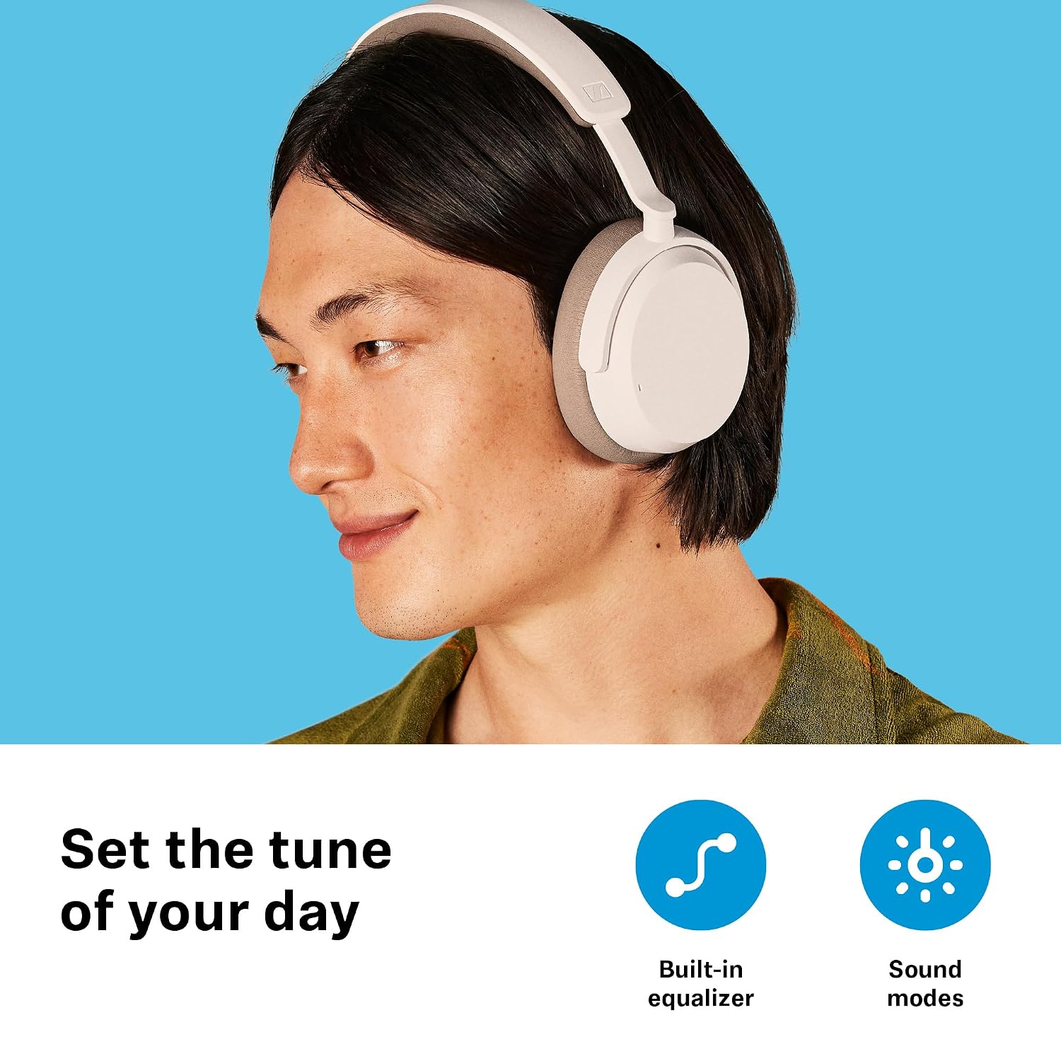 Sennheiser ACCENTUM Wireless Special Edition-Over Ear Headphones with Hybrid ANC,50 Hr Battery & Free BTD 600 Bluetooth Dongle Worth 5,990 Streaming & Crystal Clear Calls,Designed in Germany - Unboxed