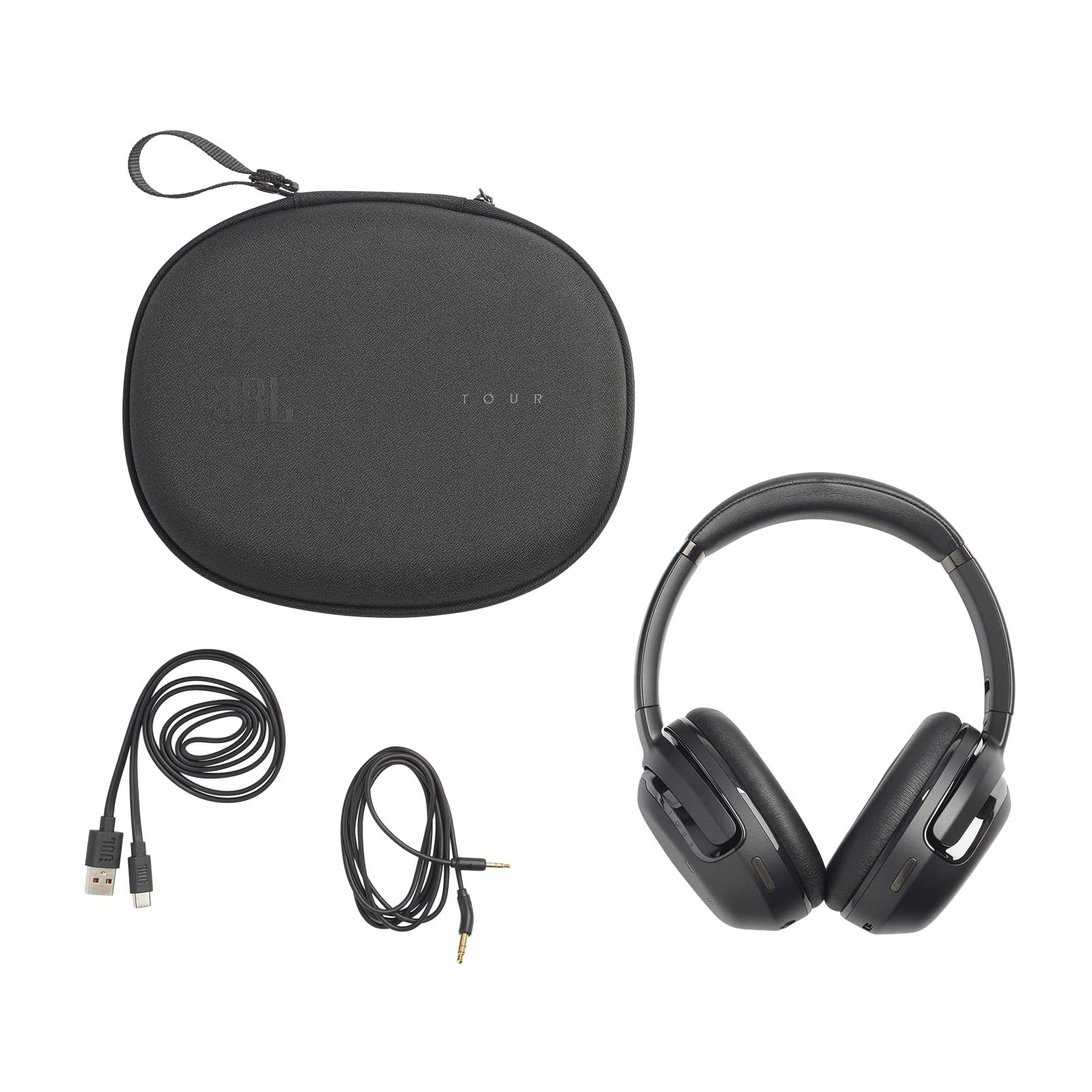 JBL Tour One M2 Adaptive Noise Cancelling Over-Ear Headphones, Spatial Sound, Smart Ambient, 50Hrs Playtime, BT 5.3 Le, Quick Charge, Multi Point Connectivity, Built-in Alexa - Unboxed