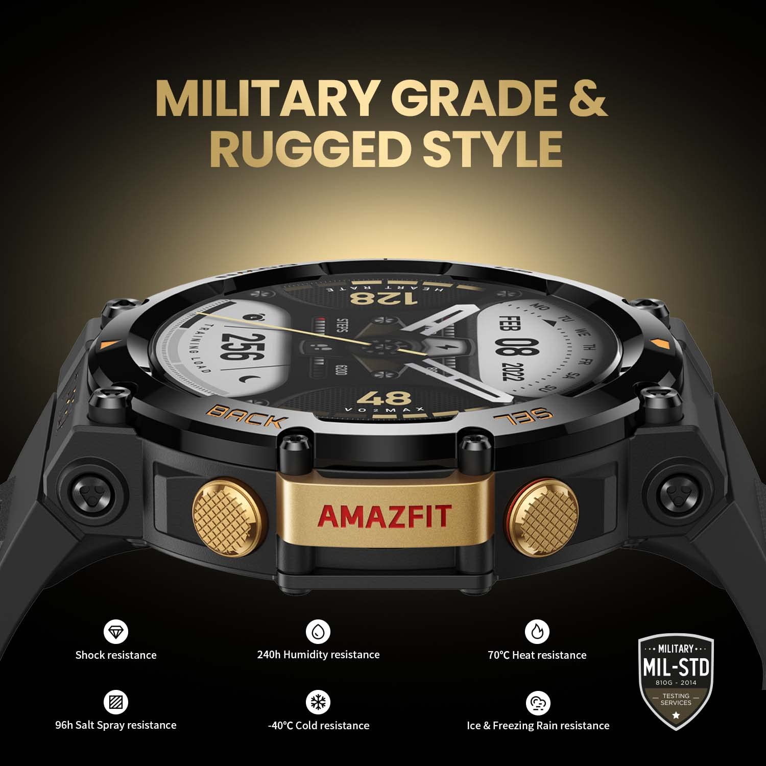 Amazfit Active Edge Smart Watch with Stylish Rugged Sport & Fitness Design, GPS, 10 ATM Water Resistant, AI Health Coach for Gym, Outdoor, Workouts & Exercise, 16 Days Battery - Unboxed