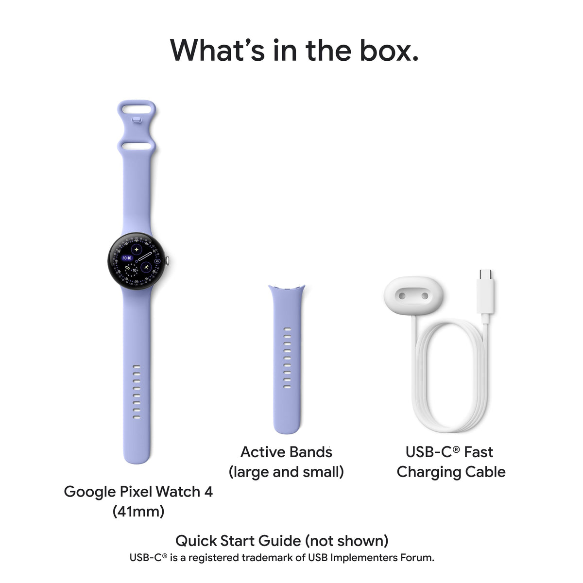 Google Pixel Watch 4 (45mm) - Smartwatch - Obsidian Active Band - Wi-Fi - Unboxed