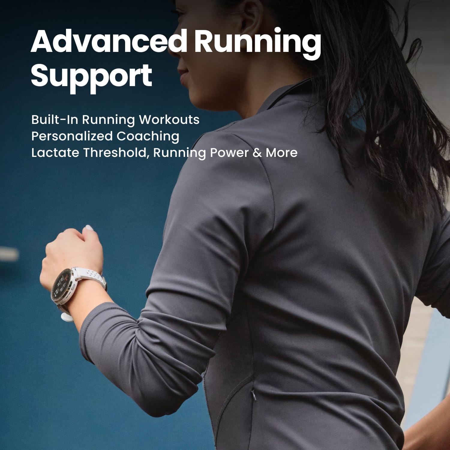 Amazfit Active 3 Premium(Smartchoice)GPS Running Smart Watch, 1.32"AMOLED Sapphire Display,12-Day Battery,4GB Storage,Offline Maps, 170+Workout Modes, 5 ATM,Fitness Tracker, Android & iOS, Apex Silver