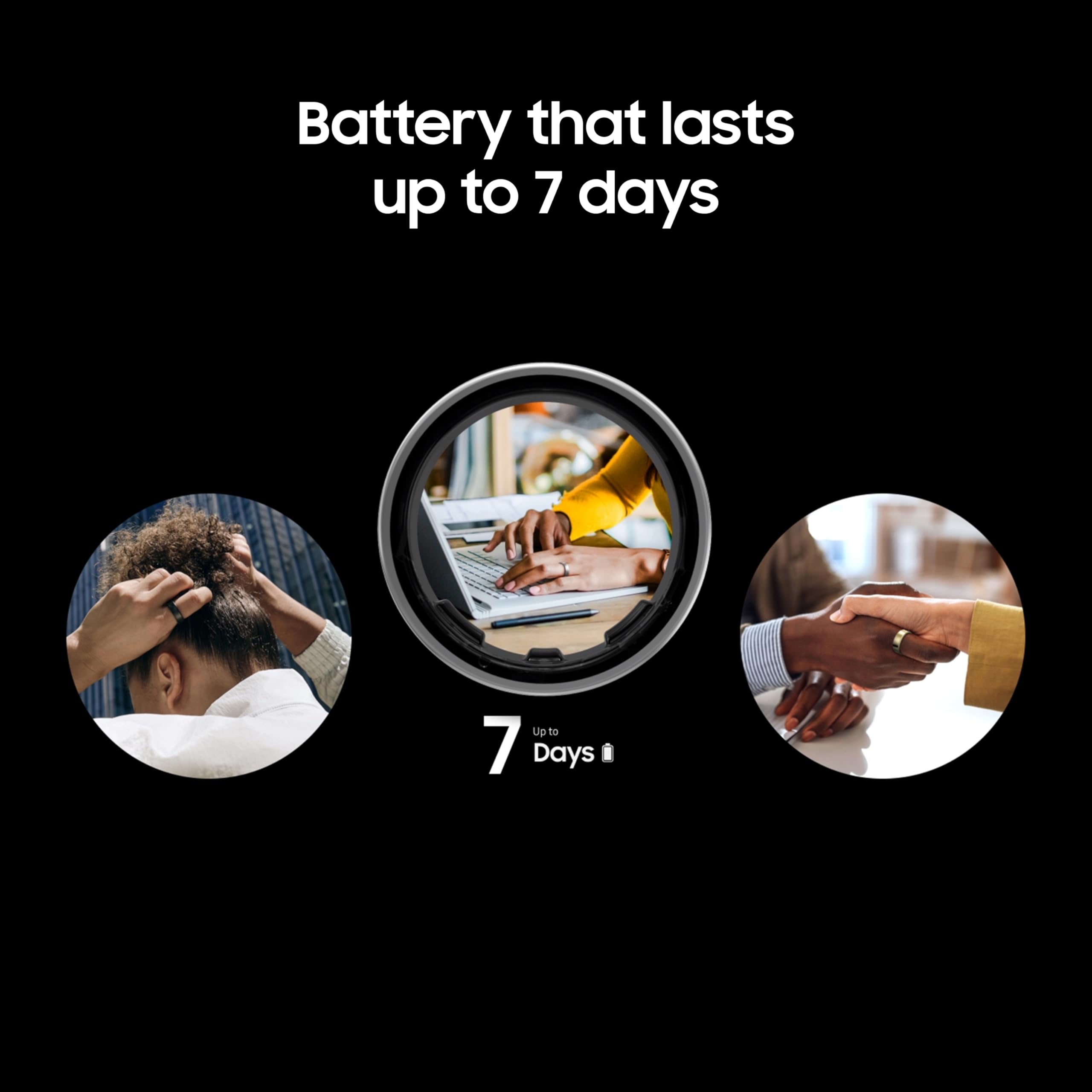 Samsung Galaxy Ring ( Smart choice ), with Smart AI, No App Subscription, Fitness Monitor, Sleep Tracker, Up to 7-Day Battery - Unboxed