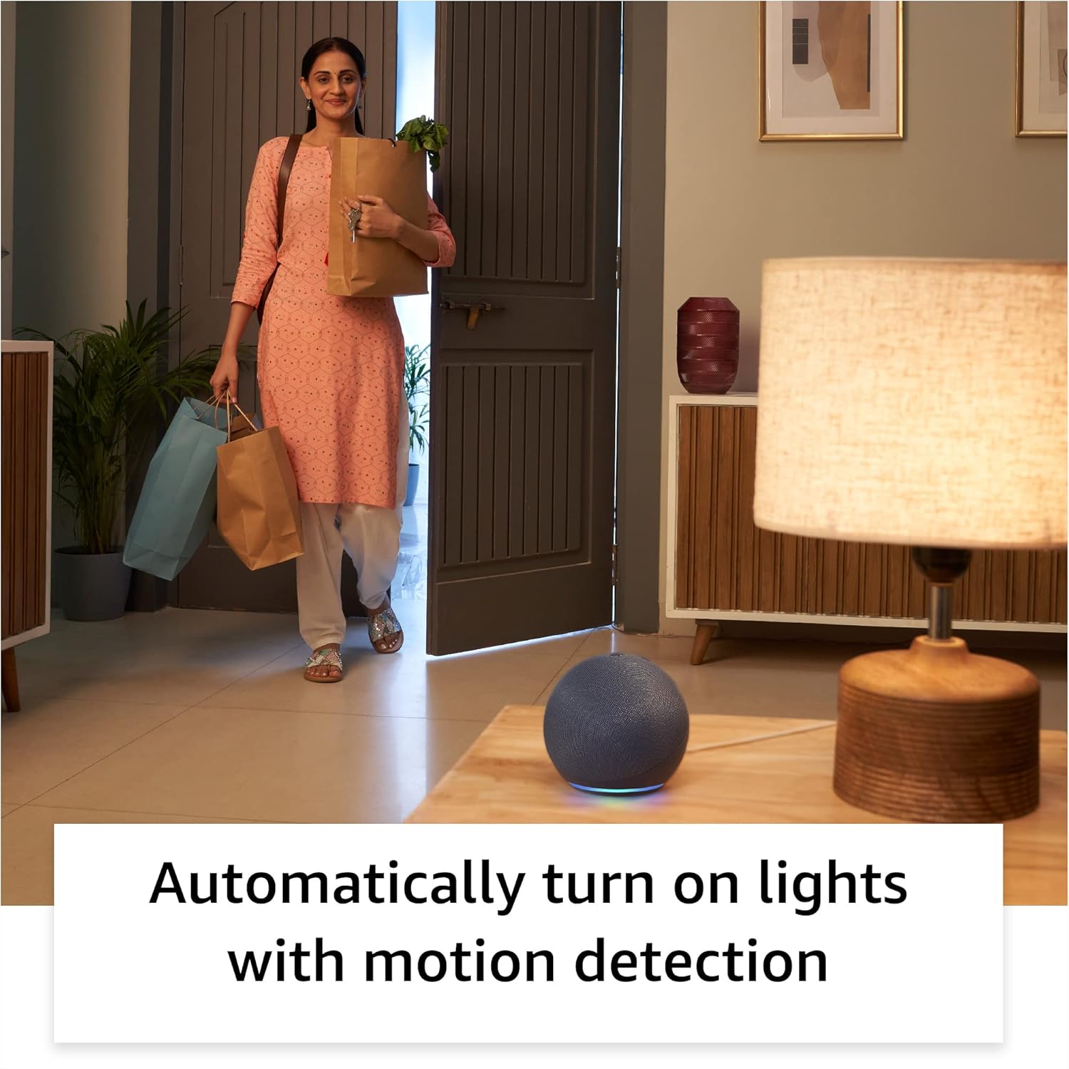 Amazon Echo Dot (5th Gen) | Smart speaker with Bigger sound, Motion Detection, Temperature Sensor, Alexa and Bluetooth| Black