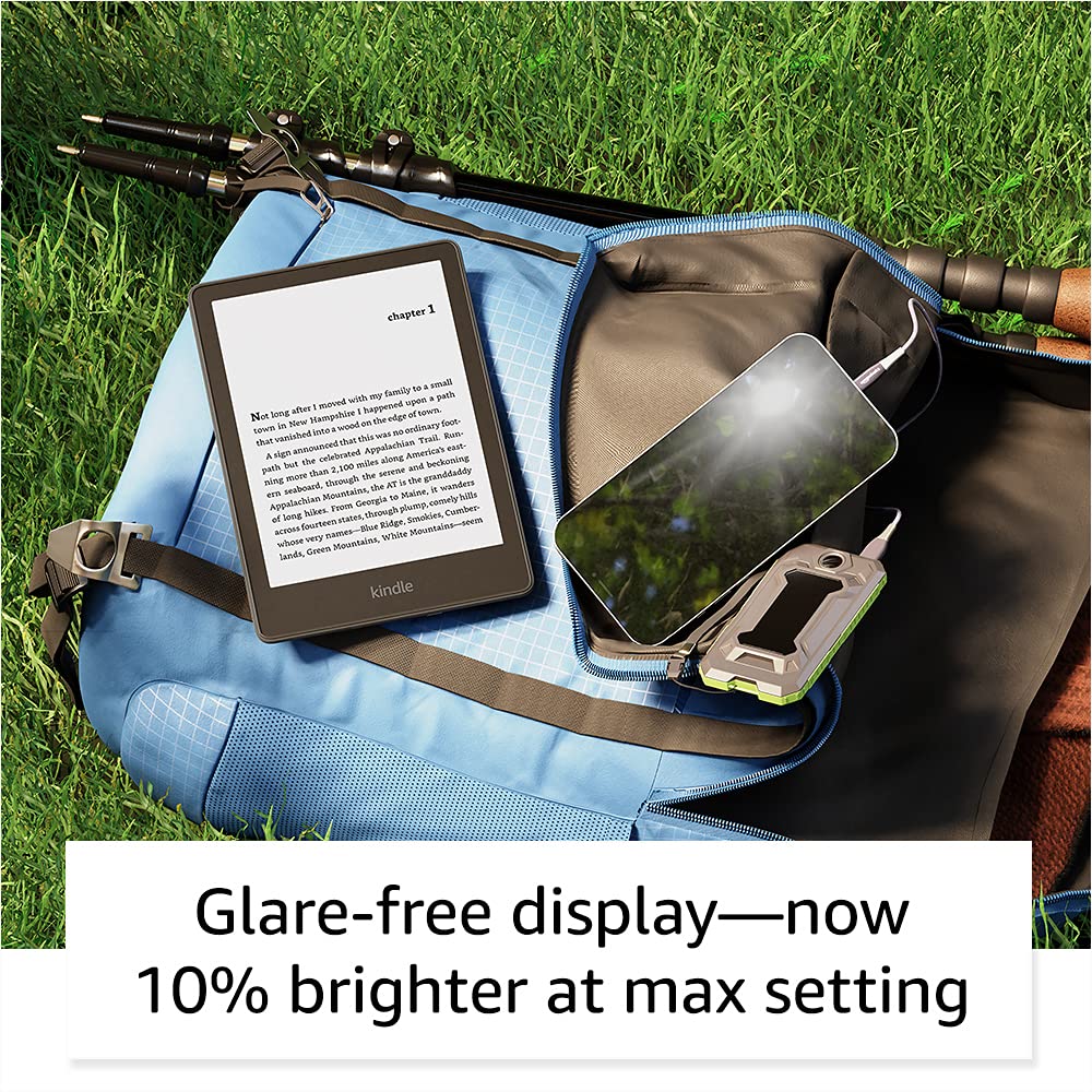 Amazon Kindle Paperwhite (8 GB) – Now with a larger display, adjustable warm light, increased battery life, and faster page turns – Sealed