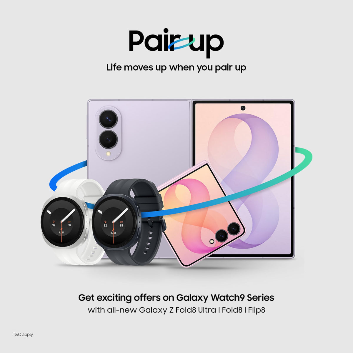 Samsung Galaxy Watch9 (40mm Bluetooth, Graphite) - Sealed