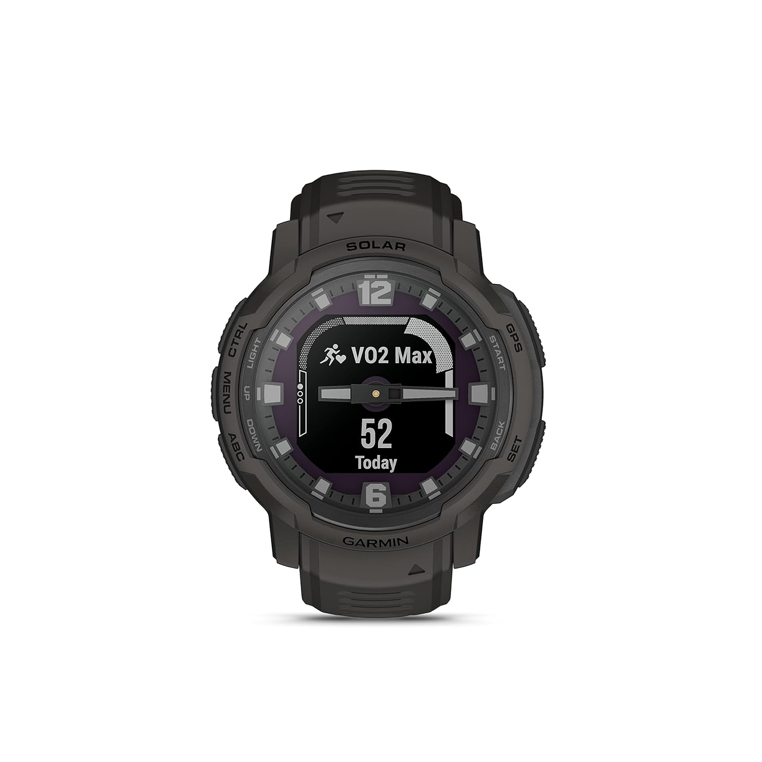 Garmin Instinct Crossover Solar Rugged Hybrid Smartwatch, Battery Upto 28 Days, 24/7 HR, SPO2, Revodrive Tech, Vo2 Max, Track Back, Multi GNSS, Reference Point, Advance Sleep Score MIL STD 810 - Unboxed