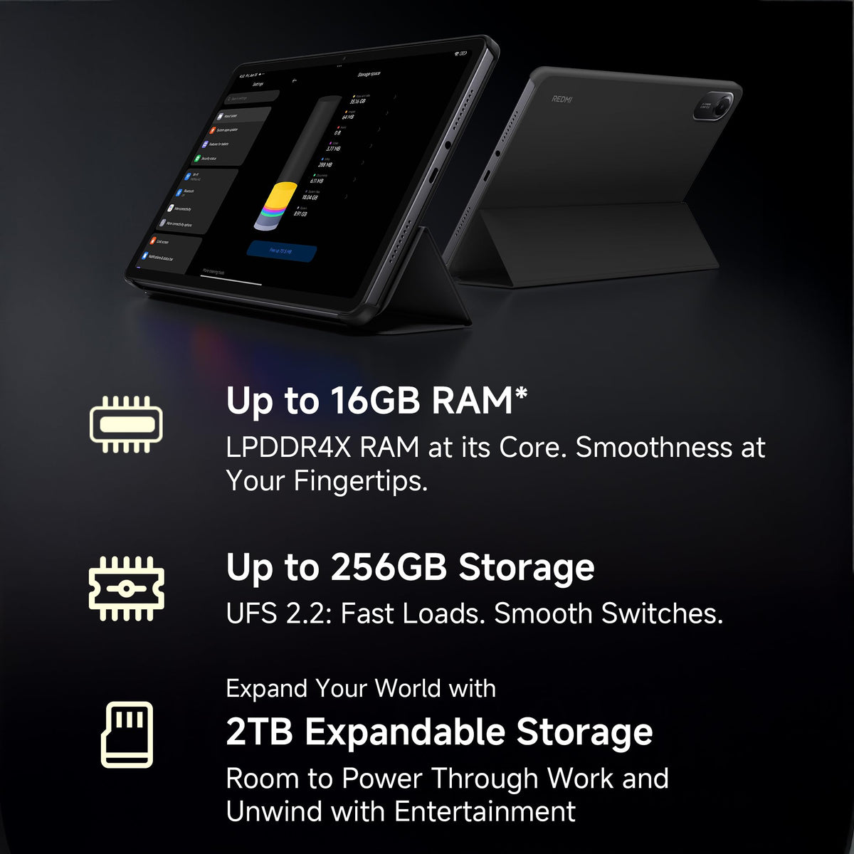 Redmi Pad 2, 11-inch (27.94 CM), LCD Display - 2.5K Sharp & Clear, Quad Speakers, Dolby Atmos - Unboxed