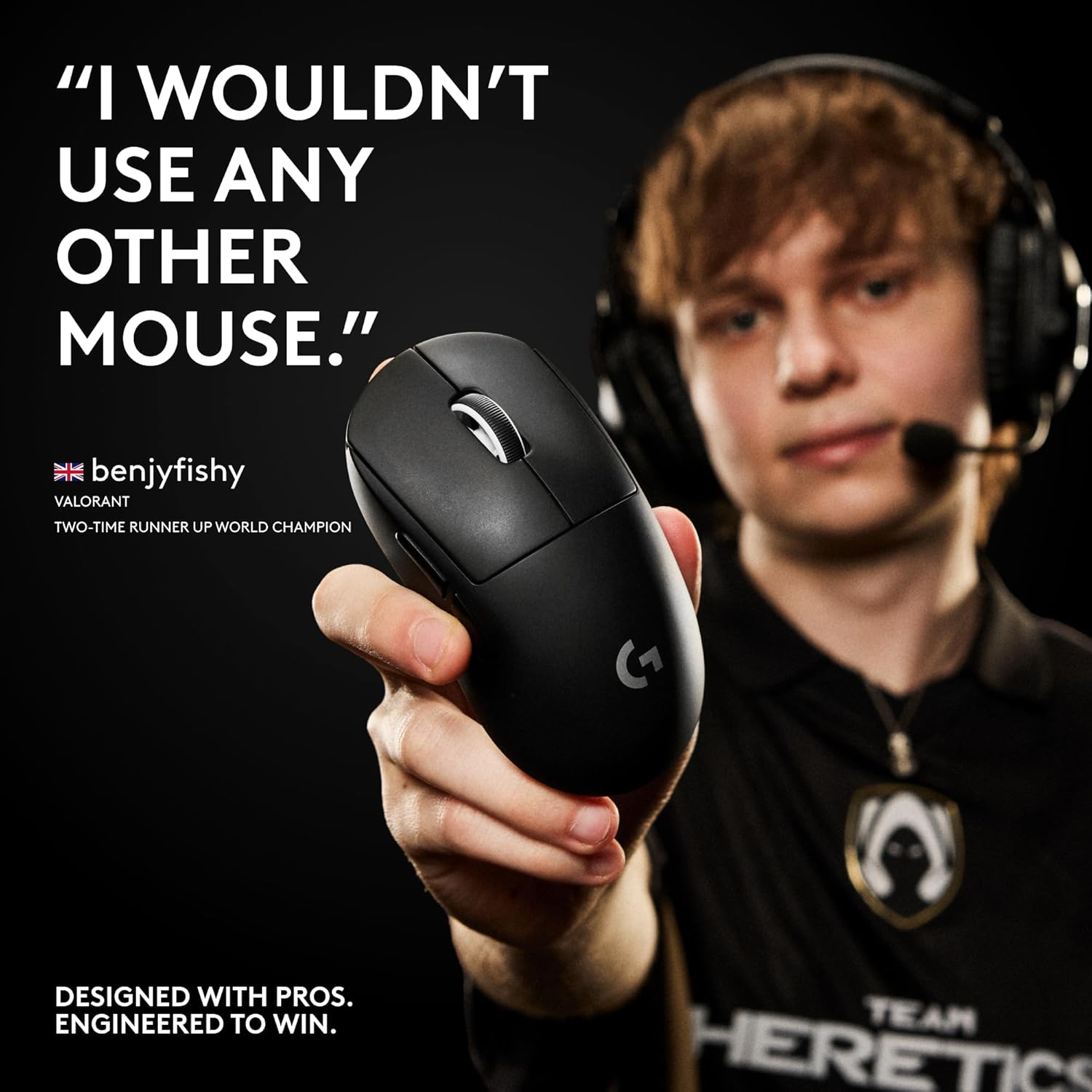 Logitech G PRO X Superlight 2 Lightspeed Wireless Gaming Mouse, Lightweight, LIGHTFORCE Hybrid Switches, Hero 2 Sensor, 32,000 DPI, 5 Programmable Buttons, USB-C Charging, PC & Mac - Unboxed
