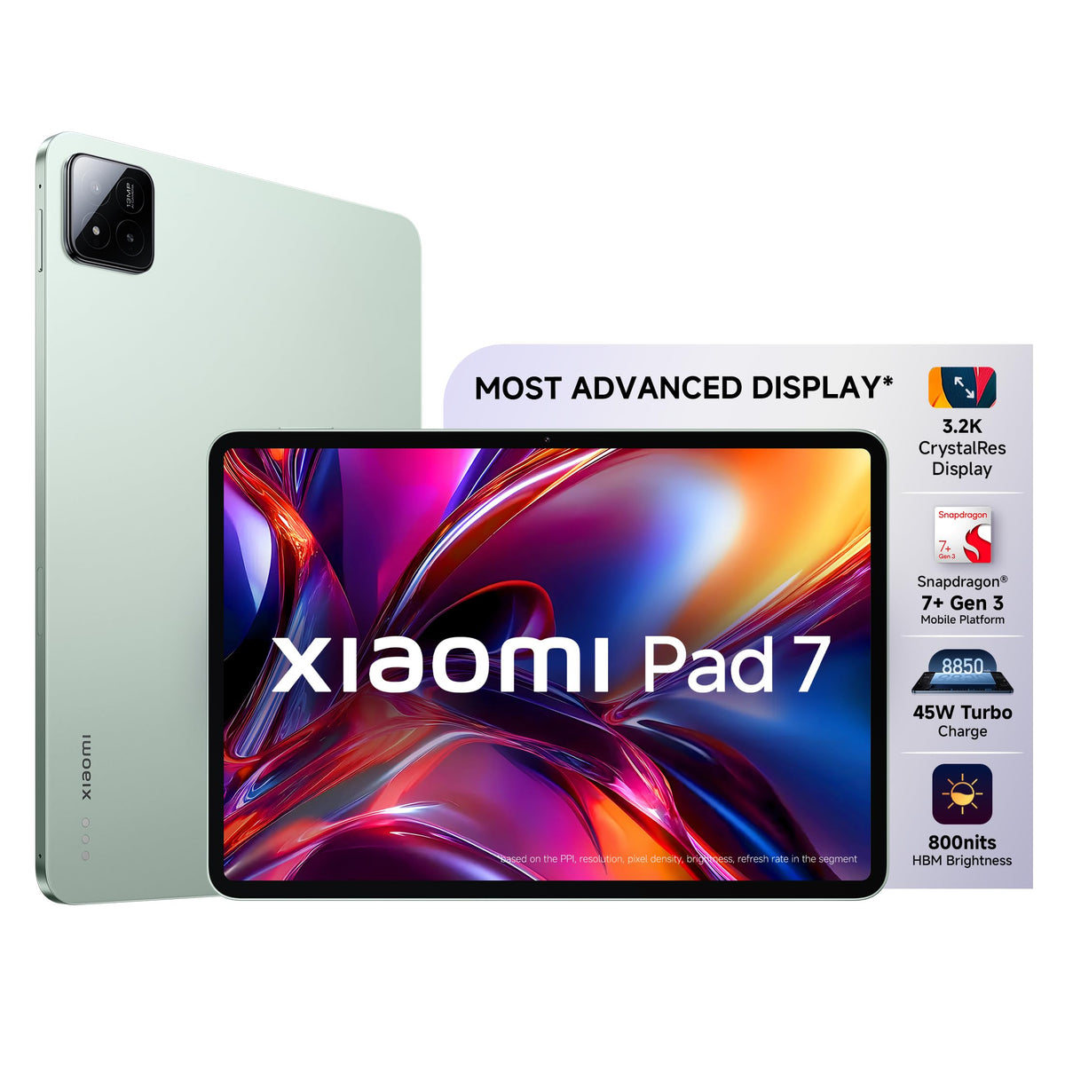 XIAOMI Pad 7 Nano Texture, 11.2 -inch (28.44 CM), LCD, 12GB RAM, 256GB ROM, Wi-Fi, Quad Speakers, Dolby Atmos, Graphite Grey, AI Enable - Unboxed