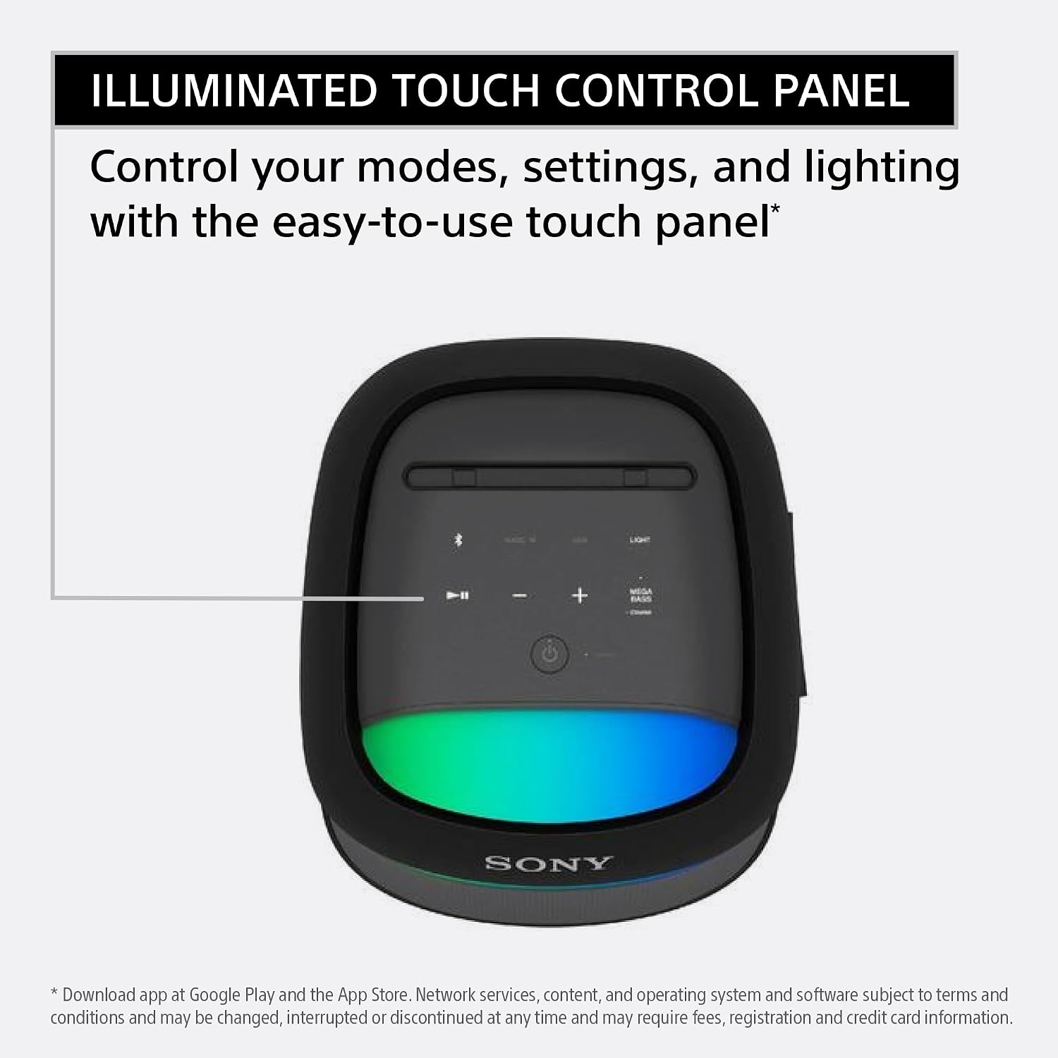 Sony New SRS-XV500 Wireless 240W Portable Bluetooth Karaoke Party Speaker |IPX4 Splash-Proof |25 Hrs Battery |Mega Bass |Built-in Power Bank |Ambient Lights |Guitar & MIC