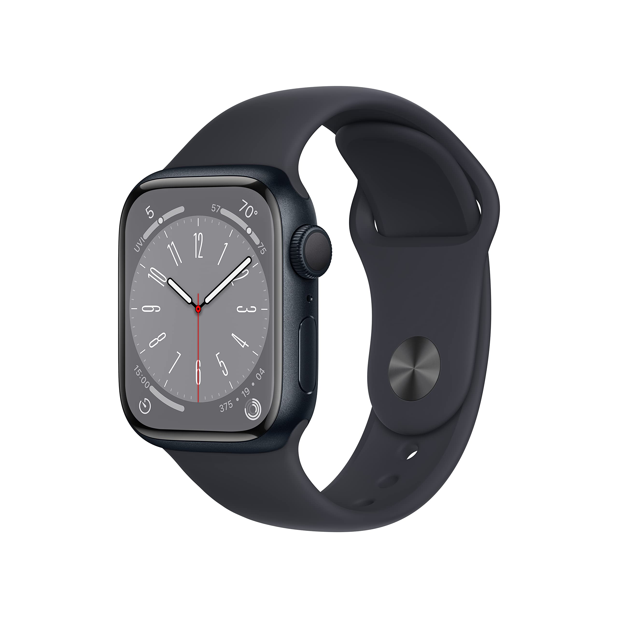 Apple Watch Series 8 [GPS + Cellular 41 mm] Smart Watch Aluminium Case Fitness Tracker, Blood Oxygen & ECG Apps, Always- On Retina Display, Water Resistant - Unboxed