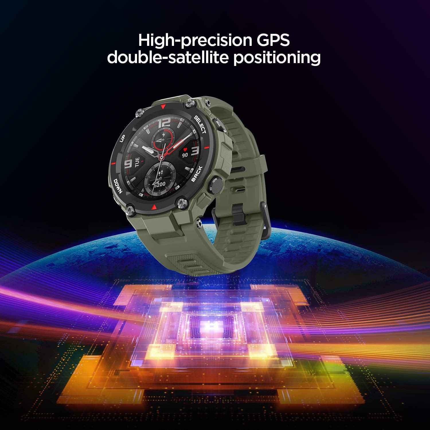 Amazfit Huami T-Rex Smartwatch with 20 Days Battery Life, AMOLED Display, Built-in GPS, 12 Military Certifications, Water Resistance, 14 Sports Modes - Unboxed