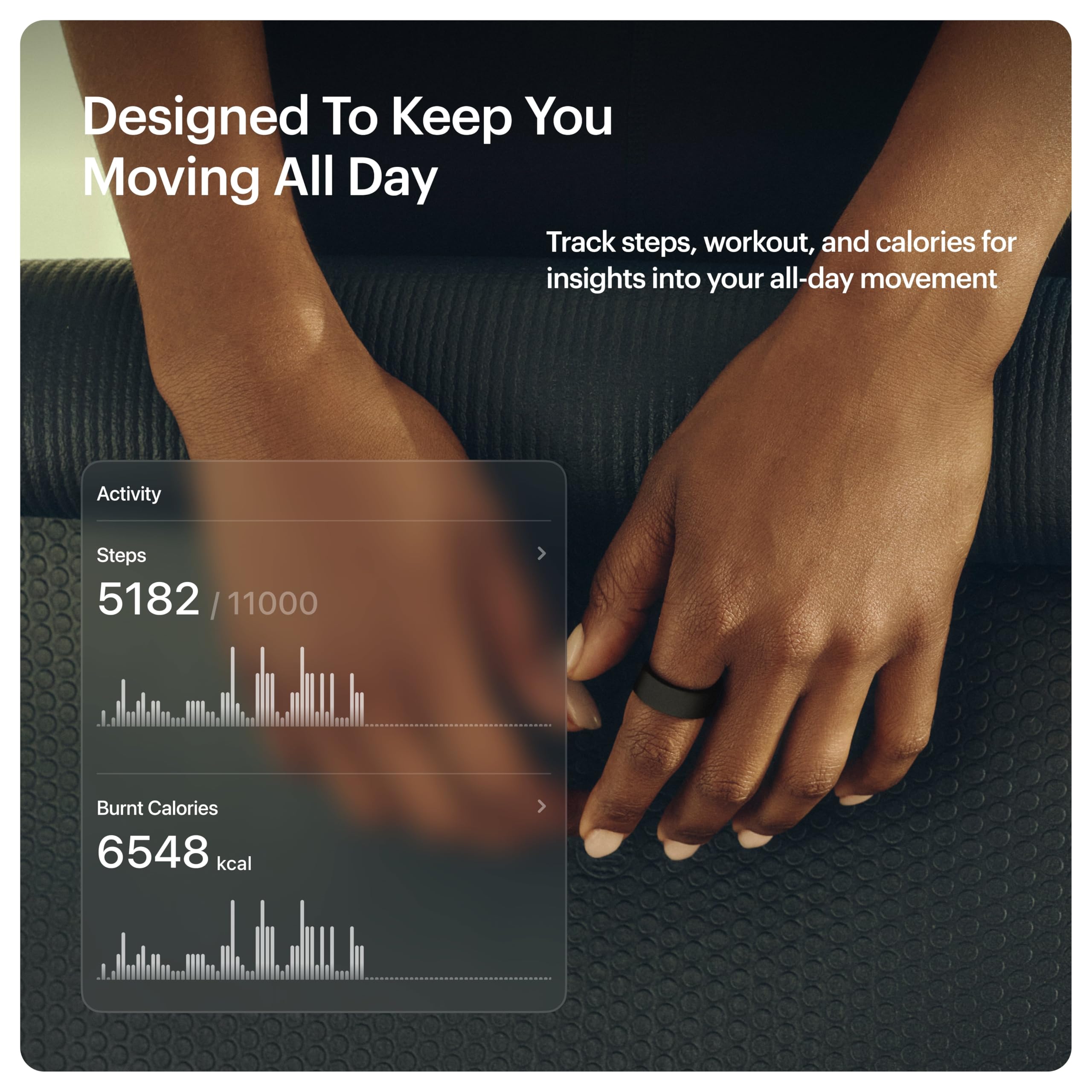 ULTRAHUMAN Ring AIR Smart Ring -Track Sleep, HRV & Stress, No subscription | 2.4g With 100m Water-Resistance, Recovery & Fitness Tracker, Cycle & Ovulation Tracking, Lifetime Free App Access