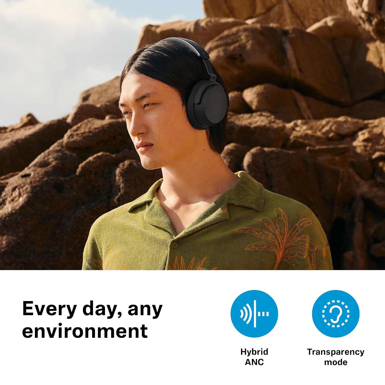 Sennheiser ACCENTUM Wireless Special Edition-Over Ear Headphones with Hybrid ANC,50 Hr Battery & Free BTD 600 Bluetooth Dongle Worth 5,990 Streaming & Crystal Clear Calls,Designed in Germany - Unboxed