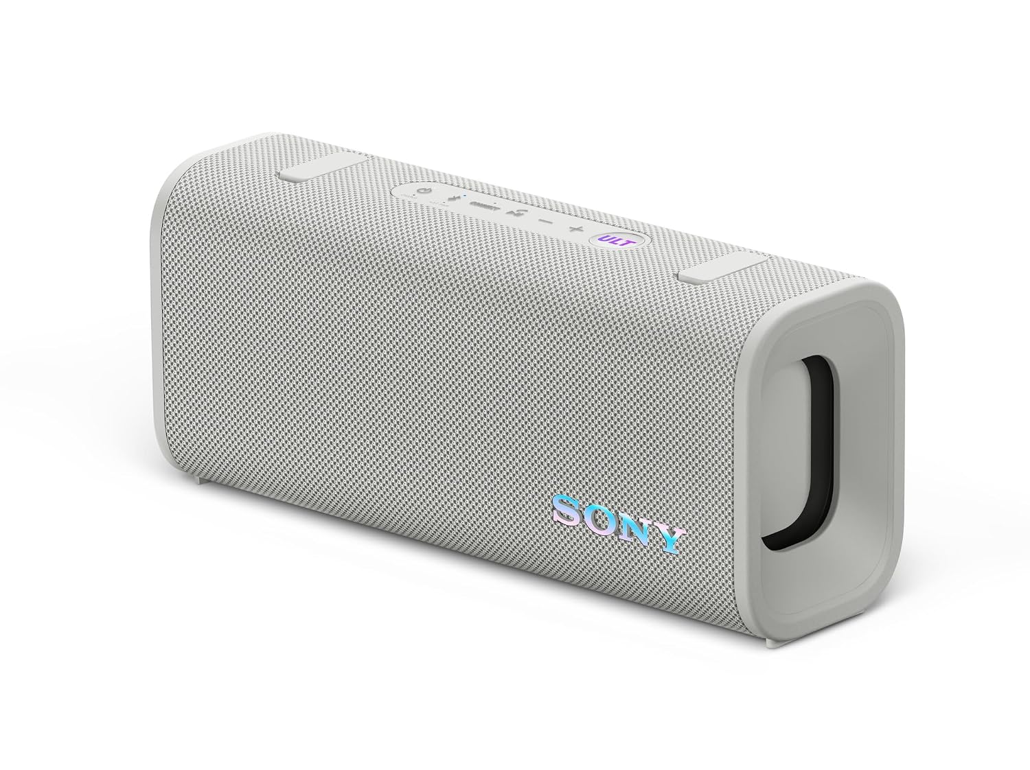 Sony ULT Field 3 Bluetooth Speaker, 48W Massive Bass, 24Hr Battery, IP67 Water/Dust/Shock/Rustproof, Hands-Free Calling, Quick Charge, Strap-White