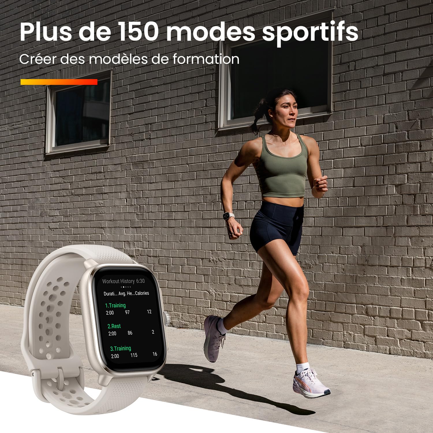 Amazfit Cheetah Lightweight Running 44mm Smart Watch with Dual-Band GPS, Route Navigation & Offline Maps, Personalized Training Plans, HR & SpO2, Music, 5 ATM Waterproof (Square) Winner Champagne