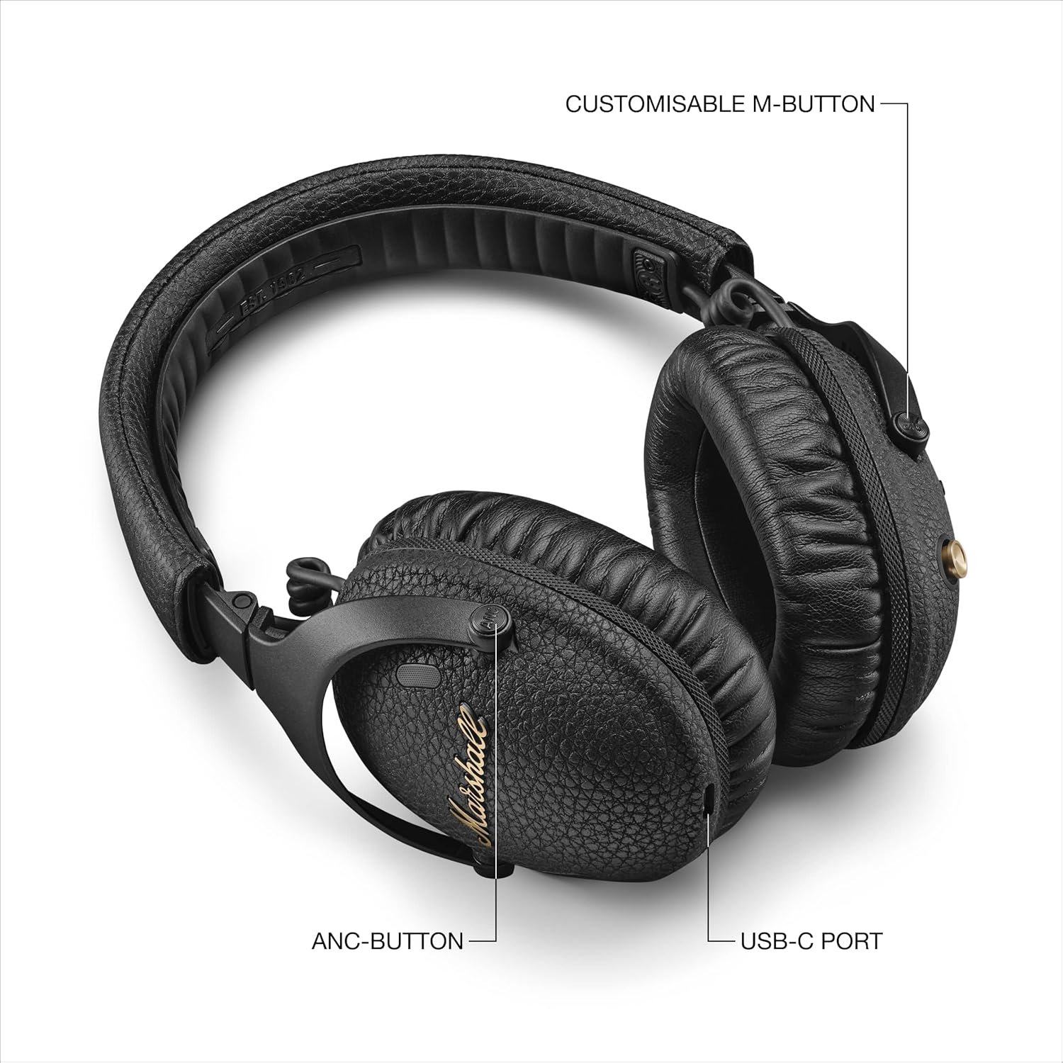 Marshall Monitor III Active Noise Canceling Over Ear Bluetooth Headphones