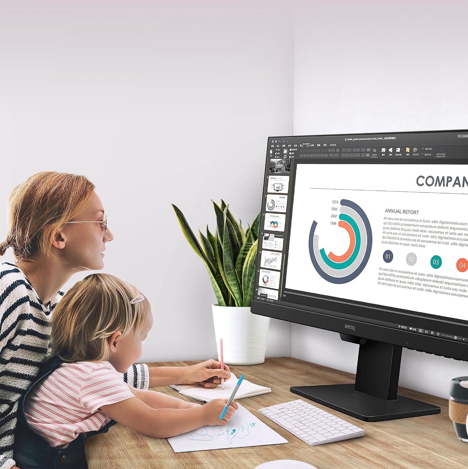 BenQ GW2785TC 27" 1920x1080 IPS Full HD|Daisy Chain| USB-C (60W PD)| Coding Mode| Height Adjustment| HDMI| DP| 75Hz| 2Wx2 Speakers|Ultra-Slim Bezel Monitor| Eye Care|Brightness Intelligence (Black)