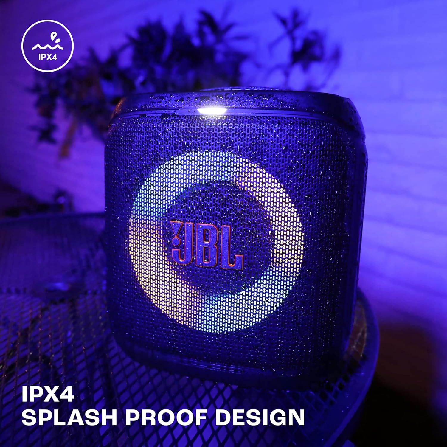 JBL Partybox Encore Essential 2 Wireless Bluetooth Party Speaker, AI Sound Boost, Dynamic Light Show, Upto 15Hrs Playtime, Multi-Speaker Connection by Auracast, Guitar & Mic Inputs, PartyBox App-Black