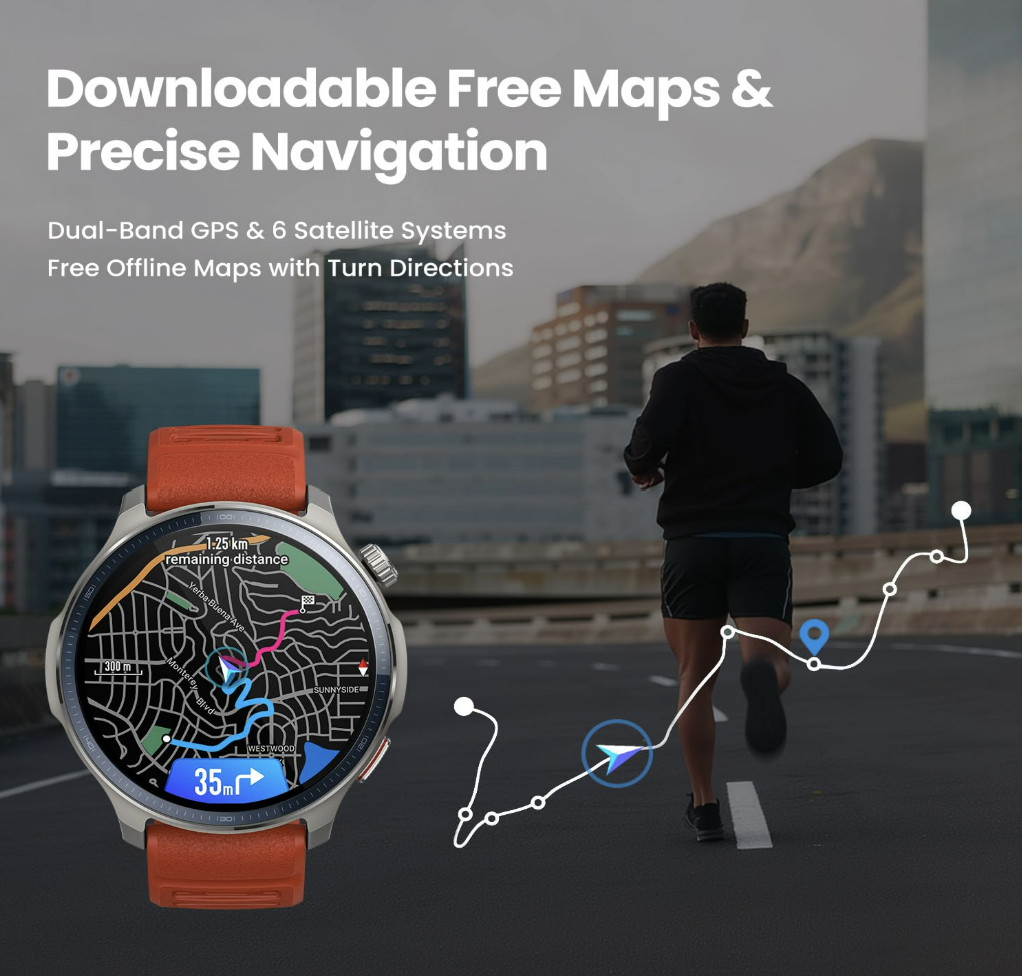Amazfit Balance 2 Smart Watch 47mm AMOLED Sapphire Glass Display, Dual Band GPS, 21 Days Battery, 170+ Sport Modes, Hyrox Mode, Accurate Readings, for Android & iPhone - Unboxed