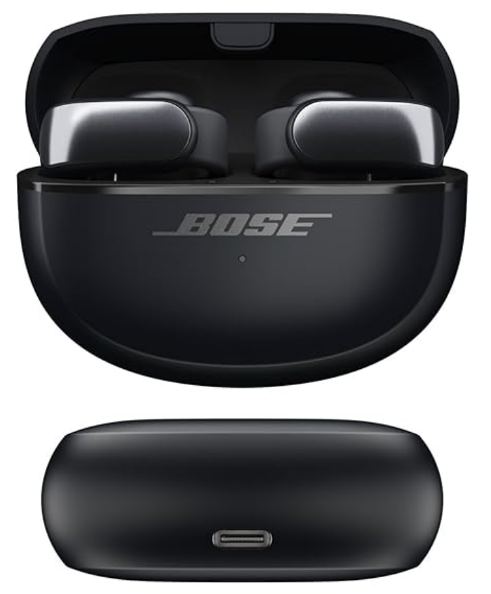 Bose NEW Ultra Open Earbuds with Open Audio Technology, Open Ear Wireless Earbuds, Up to 48 Hours of Battery Life - Unboxed