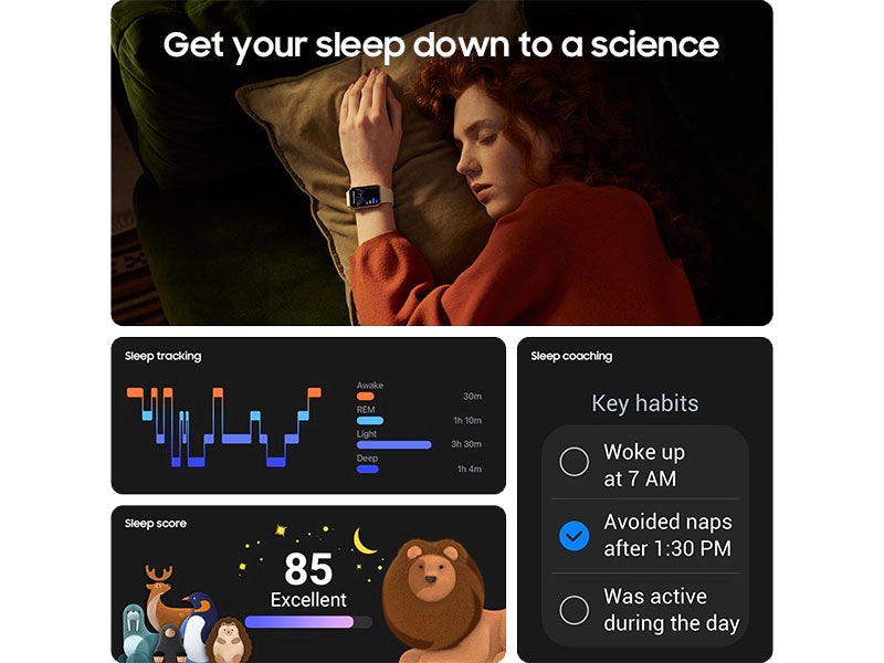 SAMSUNG Galaxy FIT 3 [2024] 1.6" AMOLED Display | 14 Days Battery Life | 100+ Watchfaces | 100+ Exercise Modes - Unboxed