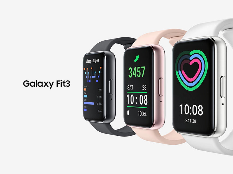 SAMSUNG Galaxy FIT 3 [2024] 1.6" AMOLED Display | 14 Days Battery Life | 100+ Watchfaces | 100+ Exercise Modes - Unboxed