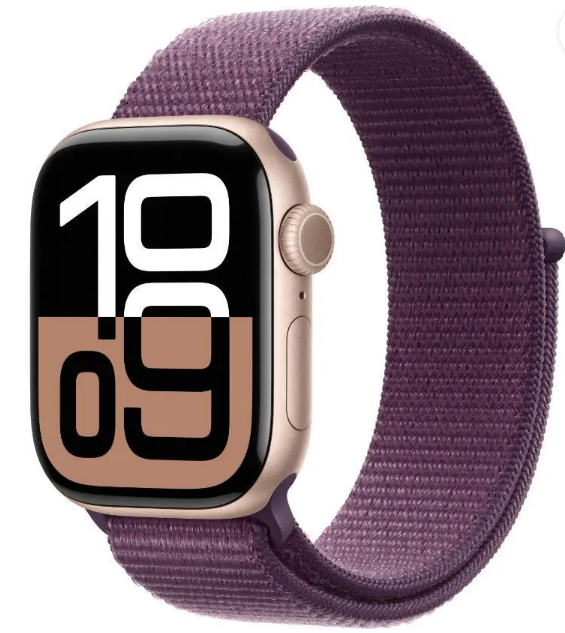 Apple Watch Series 10 [42 mm] Smartwatch with Aluminium Case with Band. Fitness Tracker, ECG App, Always-On Retina Display, Water Resistant - Unboxed