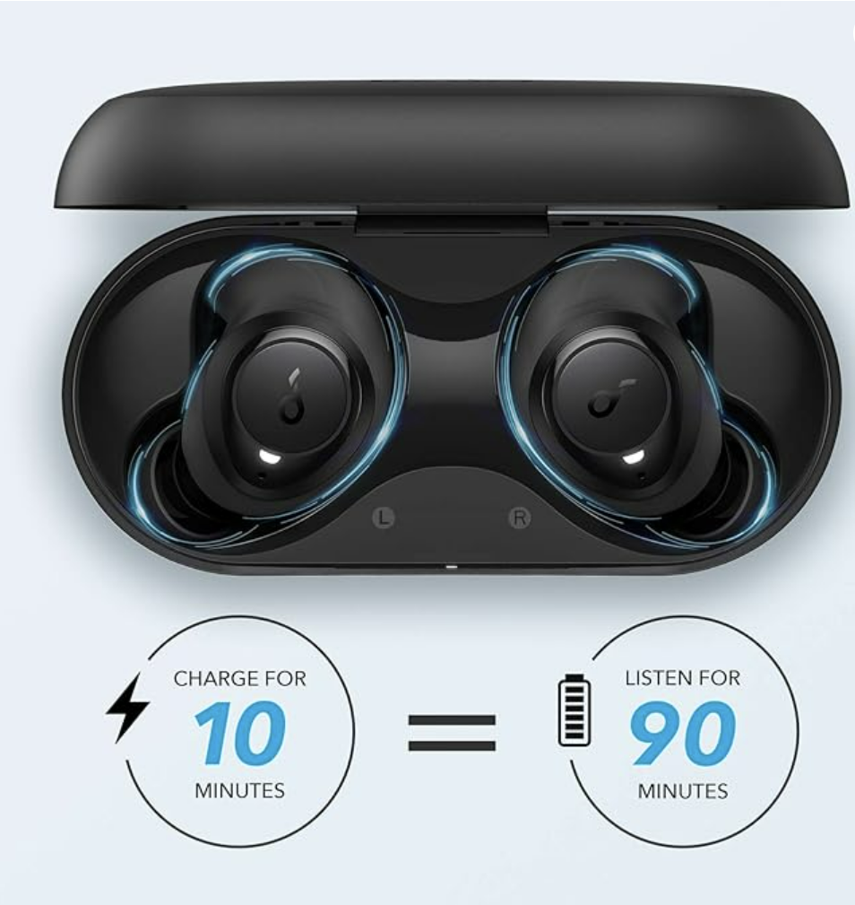 (Open Box) Soundcore Anker Life Dot 2 True Wireless Earbuds, 100 Hour Playtime, 8mm Drivers, Superior Sound,  (Grade - A+)