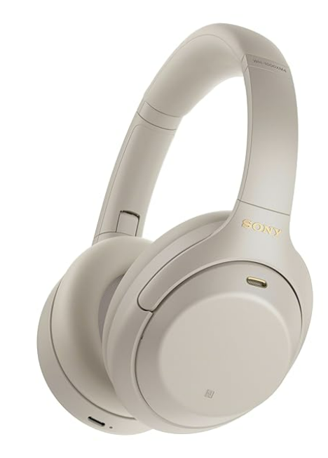Sony WH-1000XM4 Industry Leading Wireless Noise Cancellation Bluetooth Over Ear Headphones with Mic for Phone Calls, 30 Hours Battery Life, Quick Charge, AUX, Touch Control and Voice Control - Unboxed