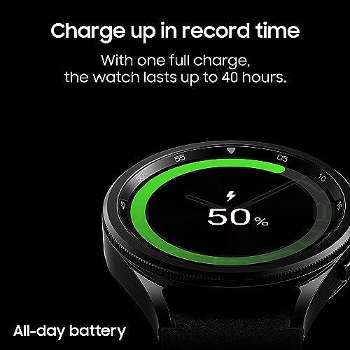 Samsung Galaxy Watch6 Classic LTE (43mm, Black, Compatible with Android only)