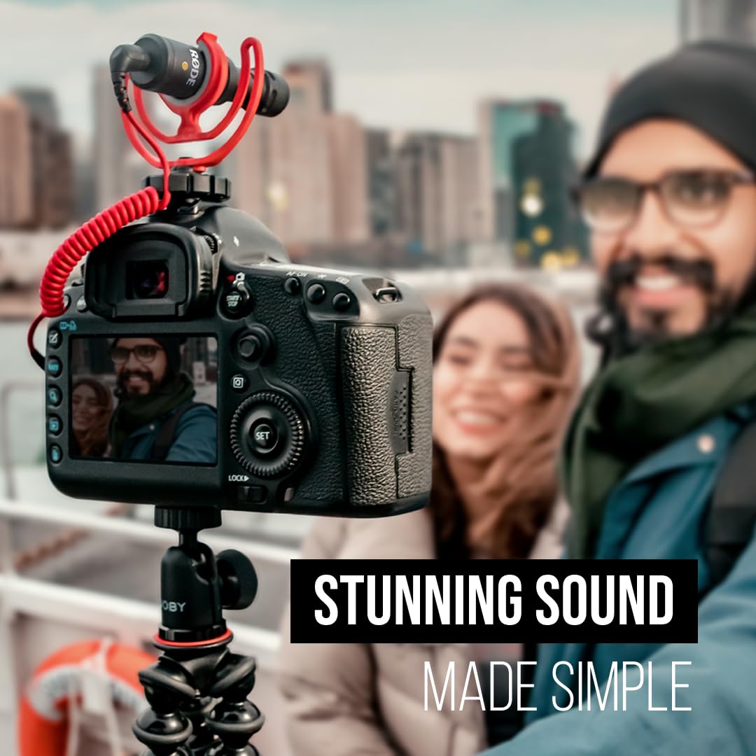 (Open Box) Rode Videomicro Compact On-Camera Unidirectional Microphone with Rycote Lyre Shock Mount, Black Grade - A+