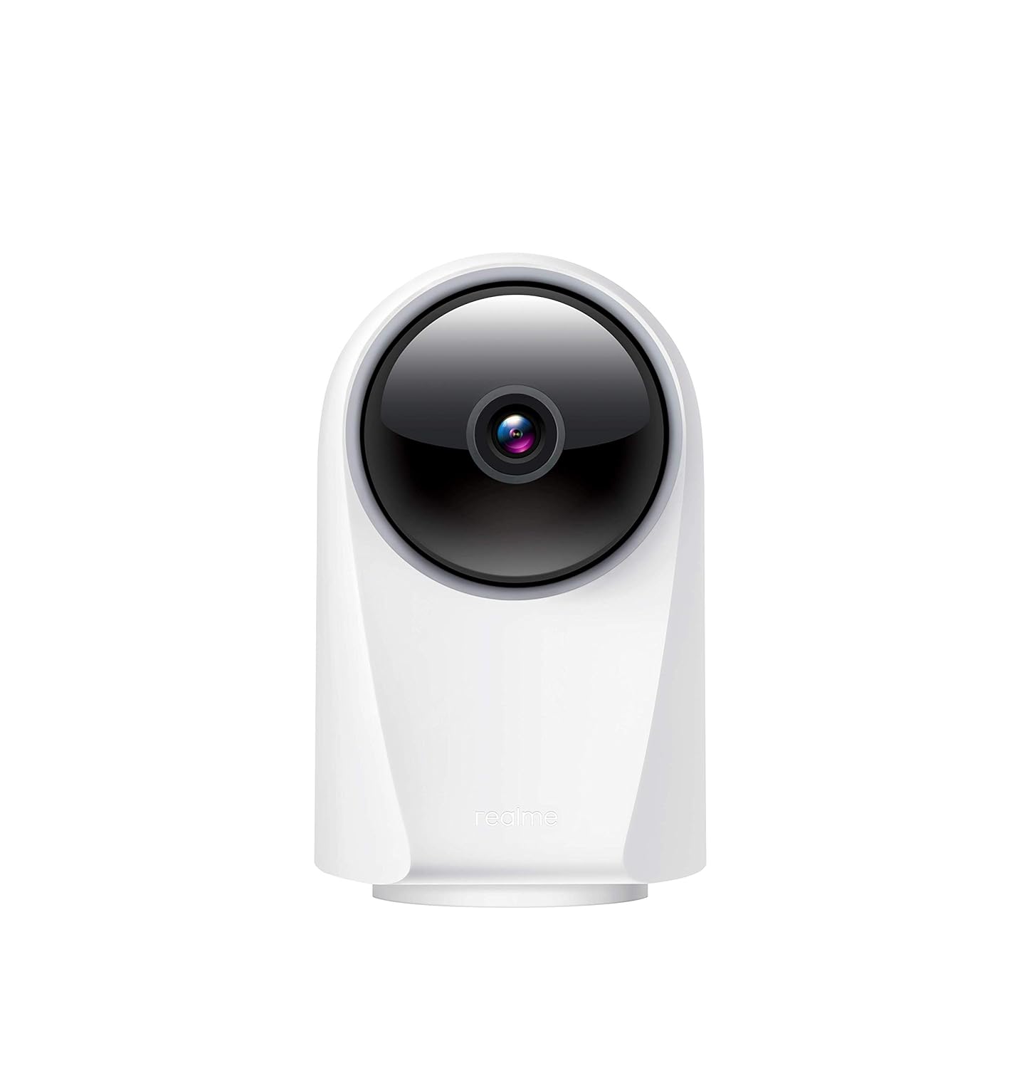 (Open Box) Realme 360 Deg 1080p Full HD WIFI Smart Security Camera (White) | Alexa Enabled | 2-Way Audio | Night Vision | Motion Tracking & Intruder Alert, 7.1cm x 6.58cm x 11.43cm (Grade - A+)